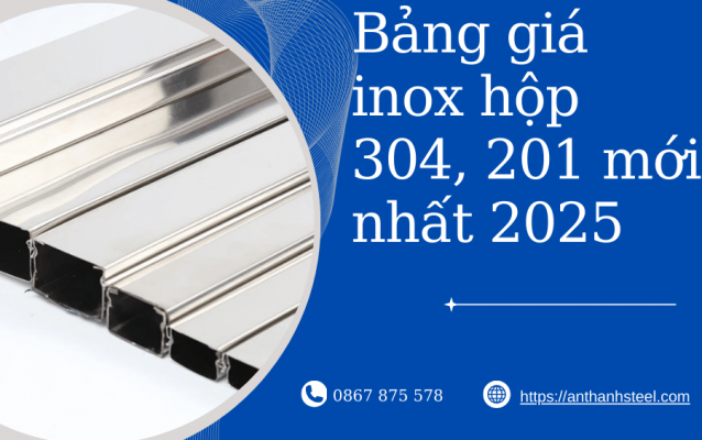 Bảng giá inox hộp