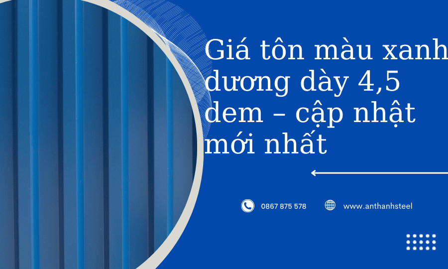 Tôn xanh dương
