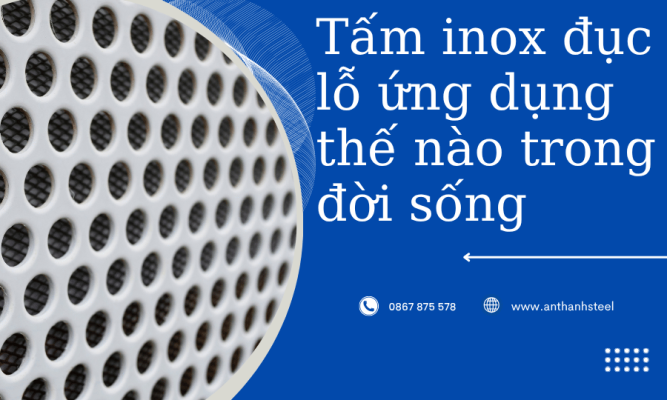 Tấm inox đục lỗ
