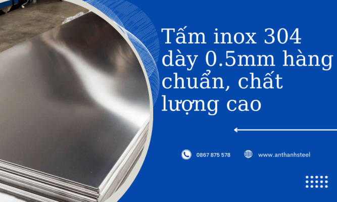 Inox 304 dày 0.5mm