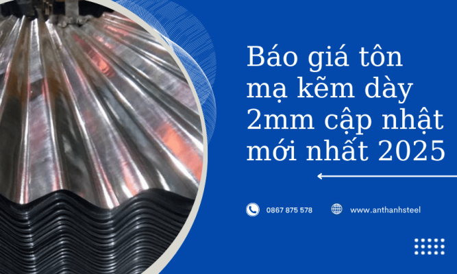 báo giá tôn mạ kẽm