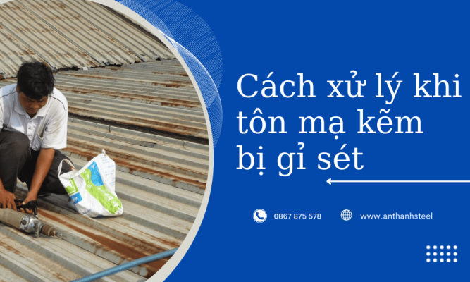 Xử lý sét tôn mạ kẽm
